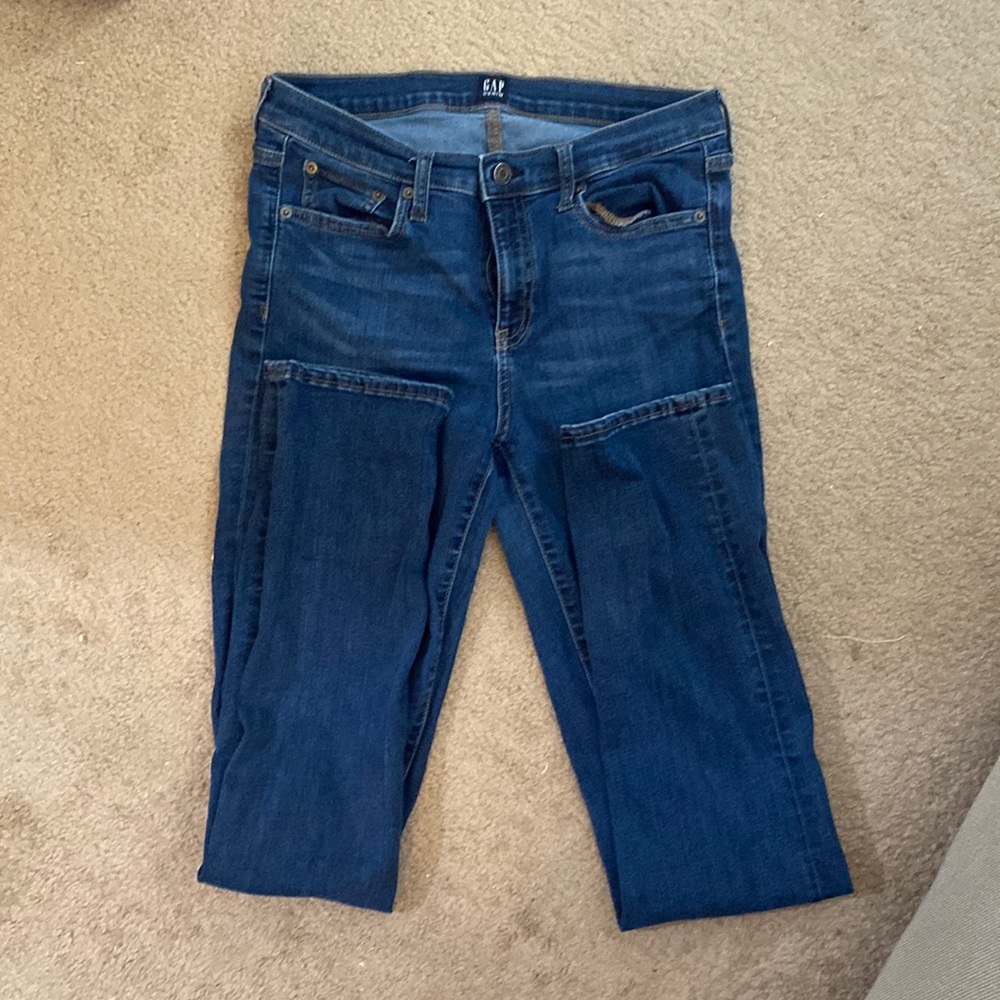 Gap Straight Leg Dark Wash Jeans Sz. 30 Tall